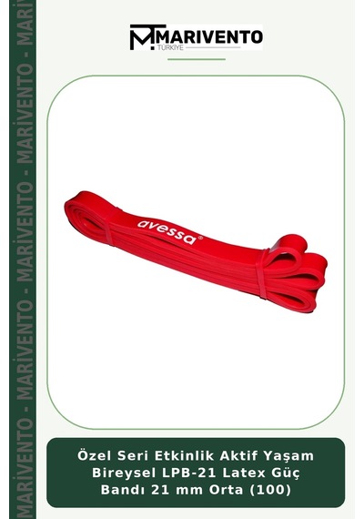Özel Seri Etkinlik Aktif Yaşam Bireysel Lpb-21 Latex Güç Bandı 21 Mm Orta 100 Çok Renkli