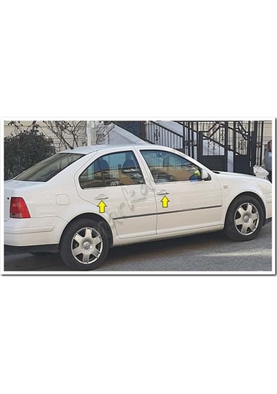 Woc Chrome Vw Bora Krom Kapı Kolu 1998-2004 4 Kapı Paslanmaz Çeli