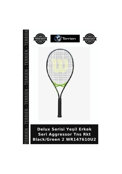 Delux Serisi Yeşil Erkek Seri Aggressor Tns Rkt Black/green 2 Wr147610u2