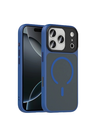 Joko - 175 - Apple Apple iPhone Uyumlu 17 Pro Megane Magsafe Kapak - Glblseme - - Lacivert
