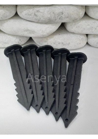 100 Adet Çim Ayırıcı Kazığı Çim Sınırlayıcı Kazığı Çim Ayracı