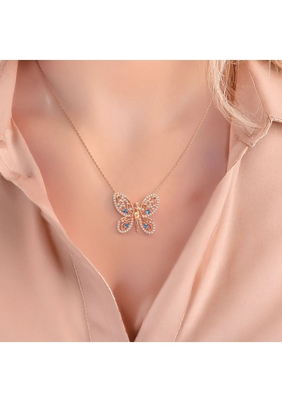 Aşk Perisi Rose Gümüş Kolye Rose