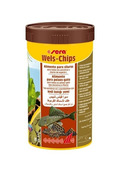 Sera Wels Chips Vatoz Balığı Yemi 250 ML
