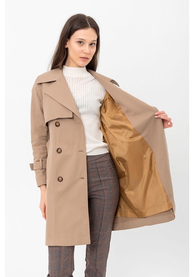 Pastelastore %100 Pamuk Gabardin Midi 95cm Astarlı Kemerli Kadın Trençkot 1113 Yeni Bej Pastelastore %100 Pamuk Gabardin Midi 95cm Astarlı Kemerli Kadın Trençkot 1113 Yeni Bej