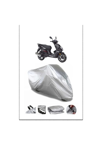 Kanuni Ronnys Gri Su Geçirmez Kalitesi Motosiklet Örtüsü