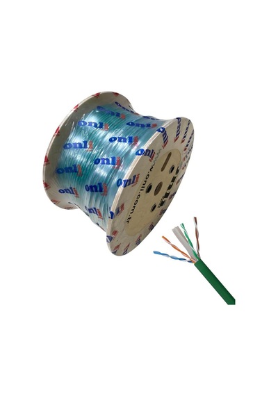 Onli 305mt 23awg Utp Cat6 Network Kablosu Yeşil Yerli Üretim