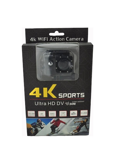 4k 30fps Full Hd Aksiyon Kamerası 1080p Su Geçirmez Wifi