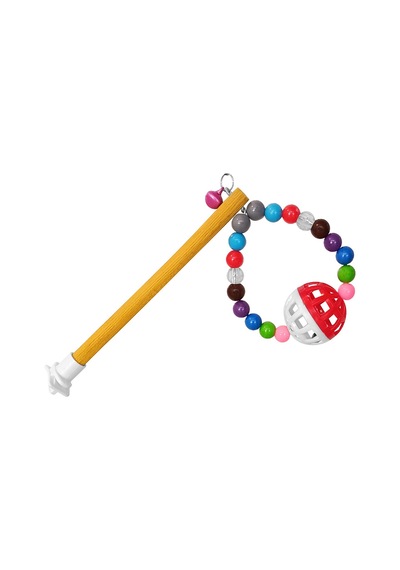 Renkli Boncuklu Ve Tünekli Muhabbet Kuş Salıncağı 9.5-16 Cm