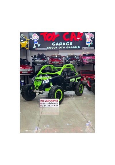 Akülü Araba 24 Volt Can-am Yeşil Yeşil