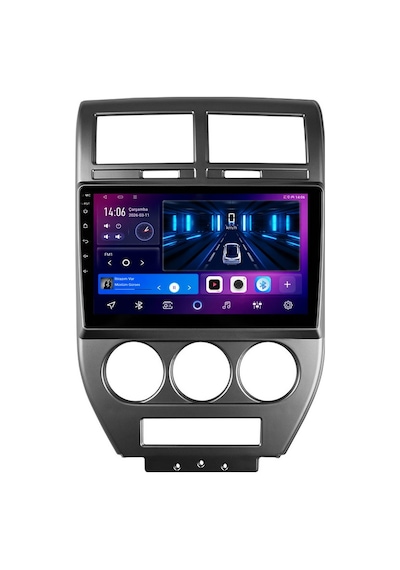 Dodge Caliber 2007-2009 Android Multimedya Carplay Android Auto Navigasyon Kameralı 8gb Ram 128gb 10"