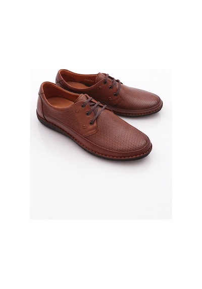 Dr.Flexer Dr Flexer M198301 Erkek Kauçuk Taban Klasik Ayakkabi Taba