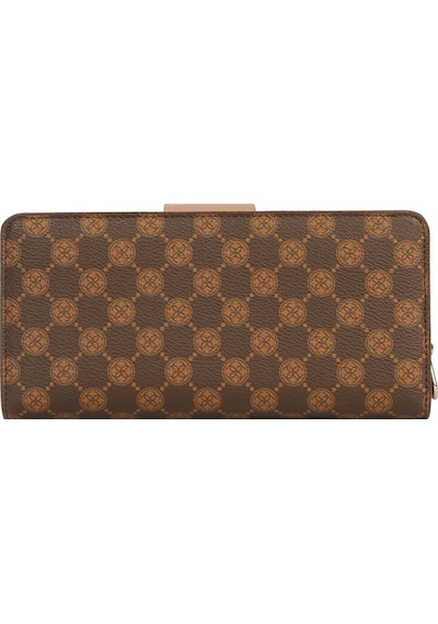 Cengiz Pakel Monogram Kadın Büyük Boy Mıknatıslı Cüzdan/portföy 65104p - Kahve/vizon 65104p-kahve-toprak Çok Renkli