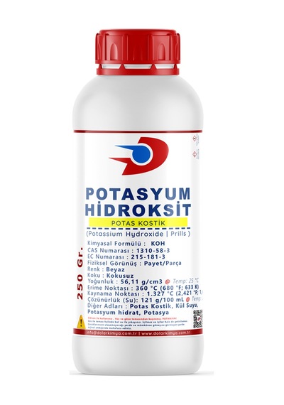 Potasyum Hidroksit (Potas Kostik) | 250 Gram