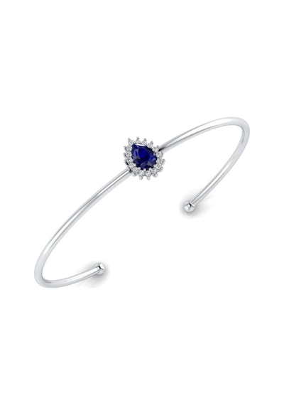 0,96 Karat Pırlantalı Safir Bileklik