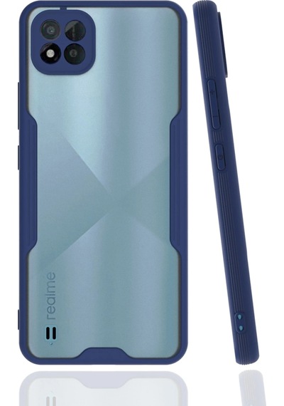 Cosmotex Newface Realme C11 2021 Kılıf Platin Silikon - Lacivert