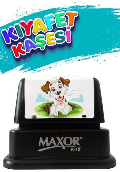 Maxor Kaşe Kıyafet Kaşesi Yavru Köpek Temalı Öğrenci Kaşesi / Kıyafet Etiketi / Kumaş Kıyafet Kaşesi