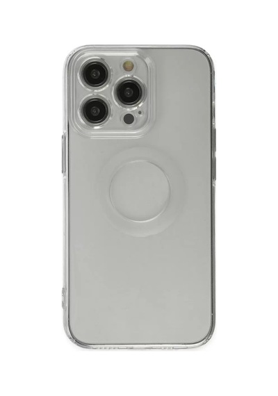 Newface Apple İphone 14 Pro Kılıf Santa Lens Silikon - Şeffaf