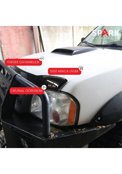 Nissan Skystar 2001-2012 Yılları Arası Ön Kaput Rüzgarlığı 3mm Siyah