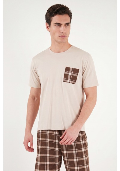 Buratti Erkek Pijama Takımı 6572021 Bej