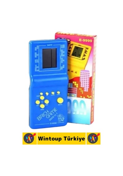Özel Model Retro Oyuncak Pilli Mini El Atarisi Analitik Hızlı Düşünme Nostalji Konsol Bulmaca Tetris