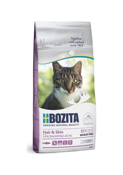 Bozita Feline Hair & Skin Tahılsız Yetişkin Kedi Maması 2 KG