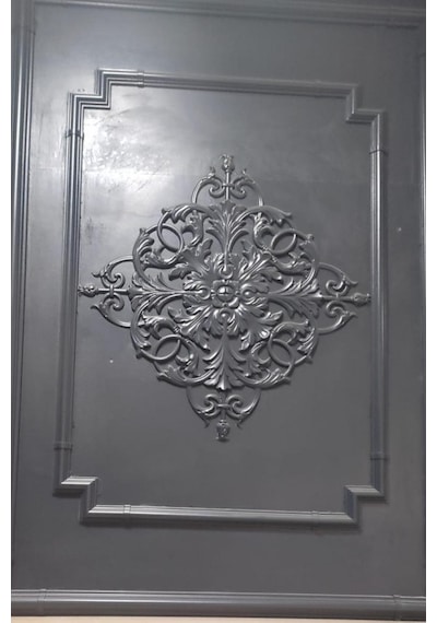 Kahve M Köşe Motif 3 cm 4 Adet