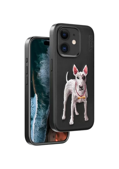 Apple iPhone  Uyumlu,  11 Perma Desenli Kapak - Siyah
