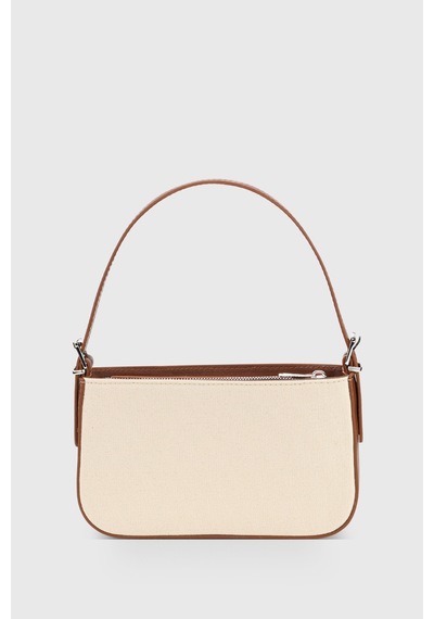 Housebags Soft Krem Tokalı Baguette Bag Soft Krem