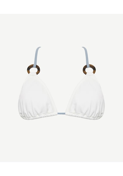Yargıcı Toka Detaylı Bikini Üst 25ykbw1021b 037 Ekru