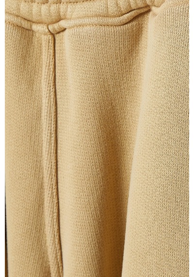 Represent Initial Cargo Sweatpants, Pamuklu Fleece Ve Çok Cepli Lüks Rahatlık Açık Kahverengi