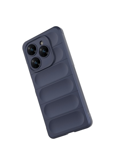 Mobilteam Tecno Spark 20 Pro 4g Kılıf Esnek Tpu Oyuklu Arka Yüzey Tasarımlı Etnik Sili Siyah