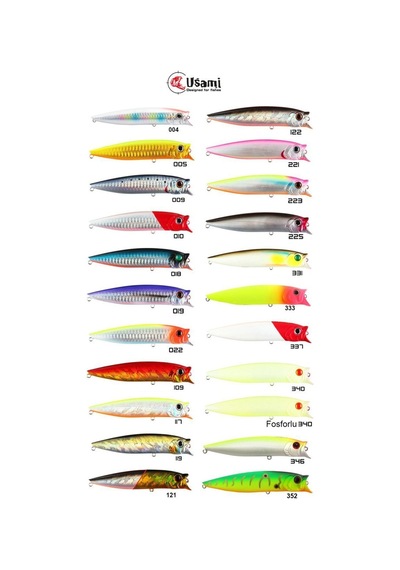Usami Combo Pop 100F 12.1 G Maket Balık