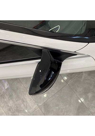 Mercedes W205 C Serisi 2015 Sonrası Batman Yarasa Ayna Kapağı Piano Black Abs Plastik