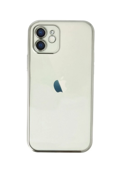 İphone 12 Kılıf Razer Lensli Silikon - Gümüş