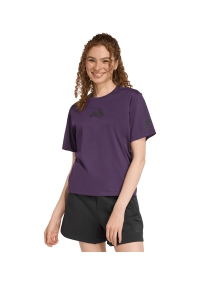 Jw7754-k Adidas W Z.n.e. Tee Kadın T-shirt Mor Jw7754-k Mor
