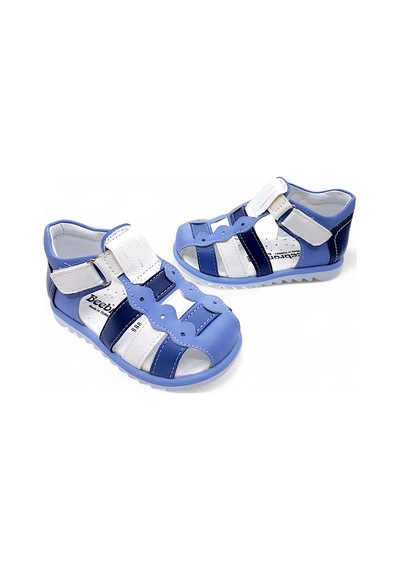 Beebron Ortopedik Erkek Bebek Ve Çocuk Sandaleti Ebgcm2406 Mavi Lacivert Beyaz
