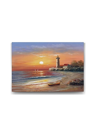 Deniz Feneri Tablosu - 100x70cm