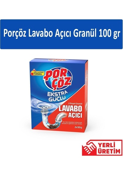 Lavabo Açıcı Granül 100 Gr X 6 Adet