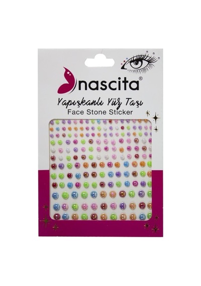 Nascita Yapışkanlı Yüz Taşı Renkli