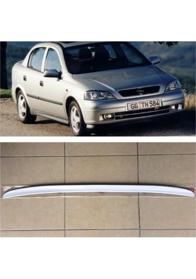 Opel Astra G Bagaj Üstü Spoiler Bagaj Çıtası Parlak Beyaz