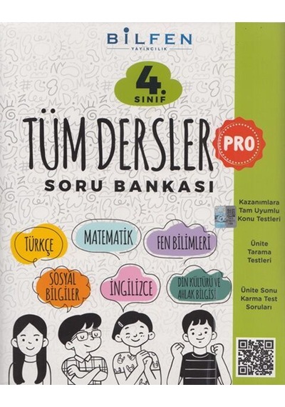 Bilfen Yayınları 4.sınıf Tüm Dersler Pro Soru Bankası