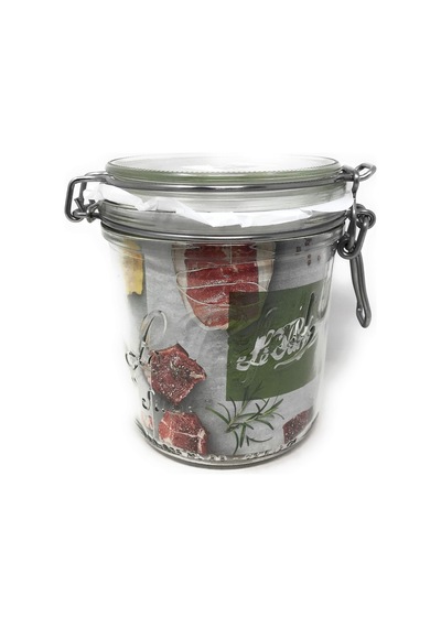 Super Terrines Klipsli/contalı Cam Kavanoz 750ml 1 Çok Renkli
