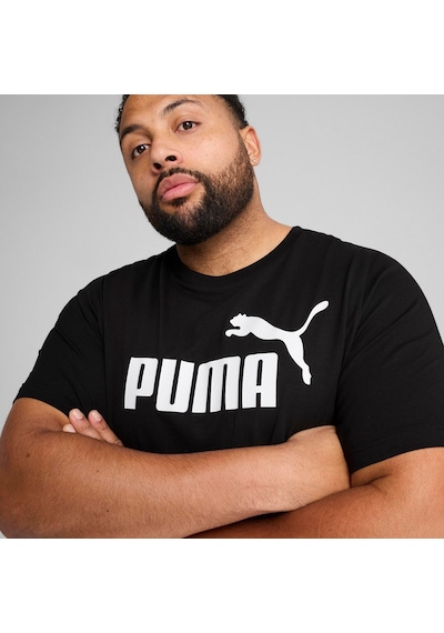 Puma ESS No. 1 Logo Tee Unisex  Siyah Tişört