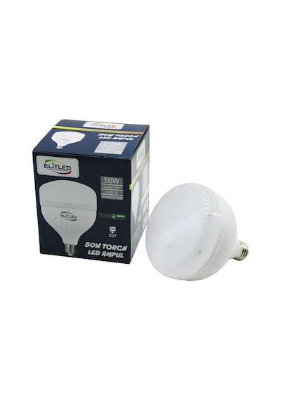 Elitled El-02 12/50 50w Torch Led Bulb Ampul Beyaz - 6400k E27 5500 Lümen 20.000 Saat Ömür 5067 Diğer