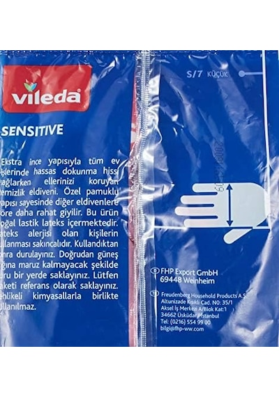 Candy Pink Sensitive Eldiven,%100 Doğal Lateks, L
