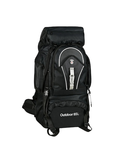 Cakard Unisex Dağcı Sırt Gezi Seyahat Kamp Çantası 85+10 Lt Siyah