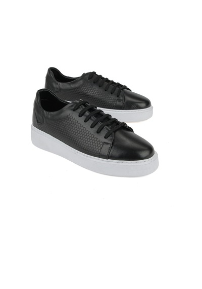 Ziya Erkek Hakiki Deri Sneaker 161423z515 Siyah 161423z515 000 40