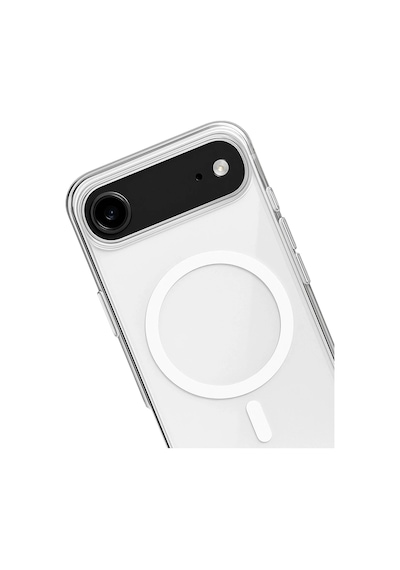 Cosmotex Newface Apple, Uyumlu iPhone 17 Air Kılıf Magneticsafe Şeffaf Silikon - Şeffaf