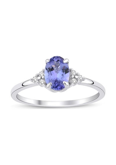 Tanzanite Oval Tektaş Yüzük
