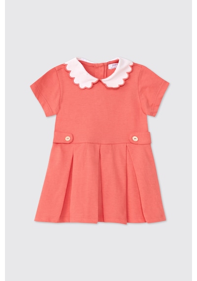 Panço Kız Bebek Örme Mercan Elbise Kırmızı 2611GB26049